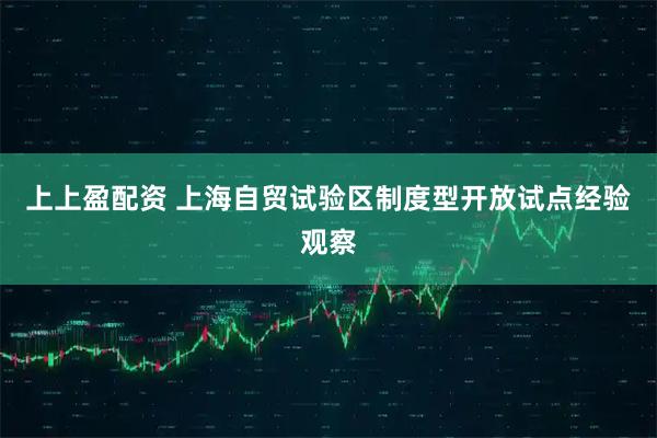 上上盈配资 上海自贸试验区制度型开放试点经验观察