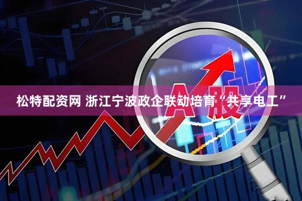 松特配资网 浙江宁波政企联动培育“共享电工”